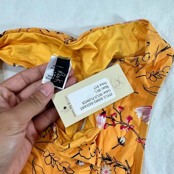 RIS-K WILD FLOWER BIKINI BOTTOM - Picture 5 of 6